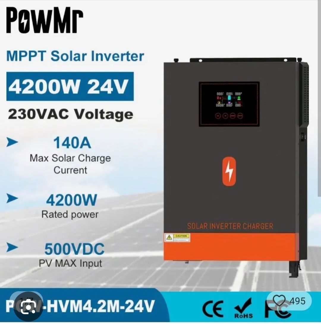 Плата керування ЦПУ PowMr Pow-hvm 4.2m 24v con board