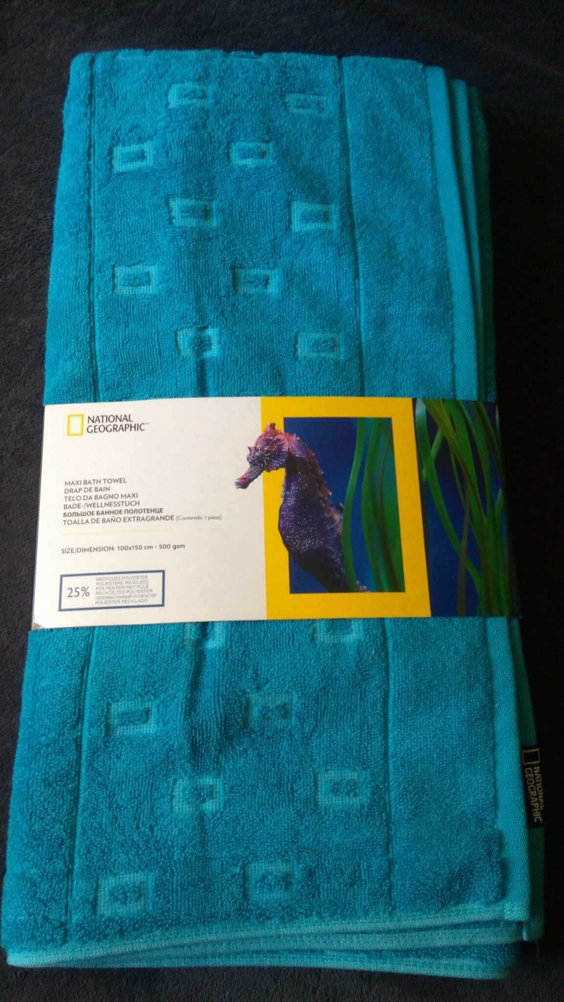 Ręcznik Kąpielowy National Geographic Oryginalny 100 x 150