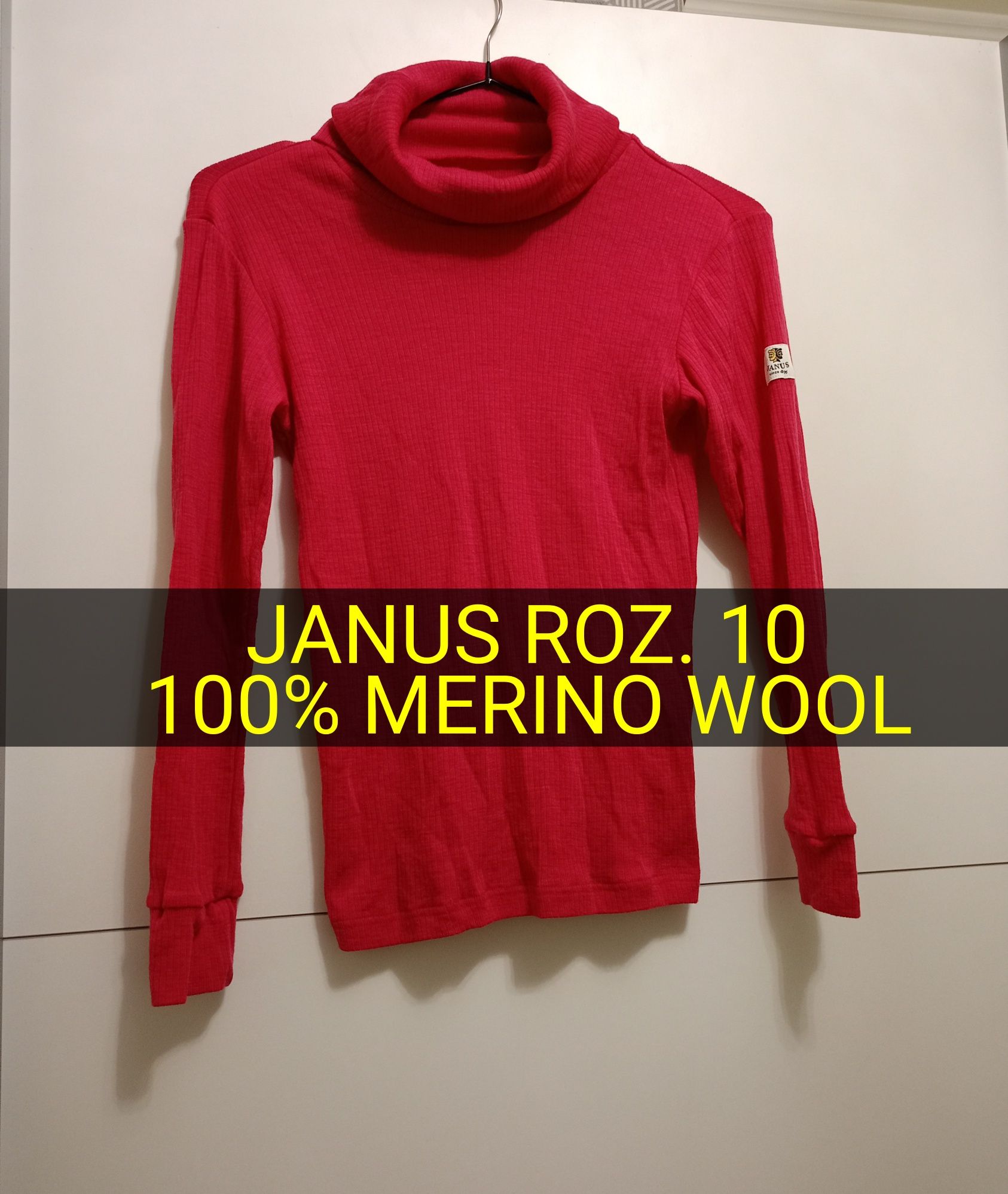 Bluzka golf merino Janus dziecko roz. 10
