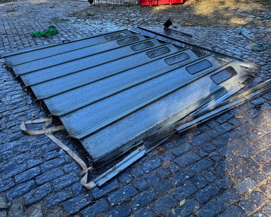 Portao de Fole Galvanizado