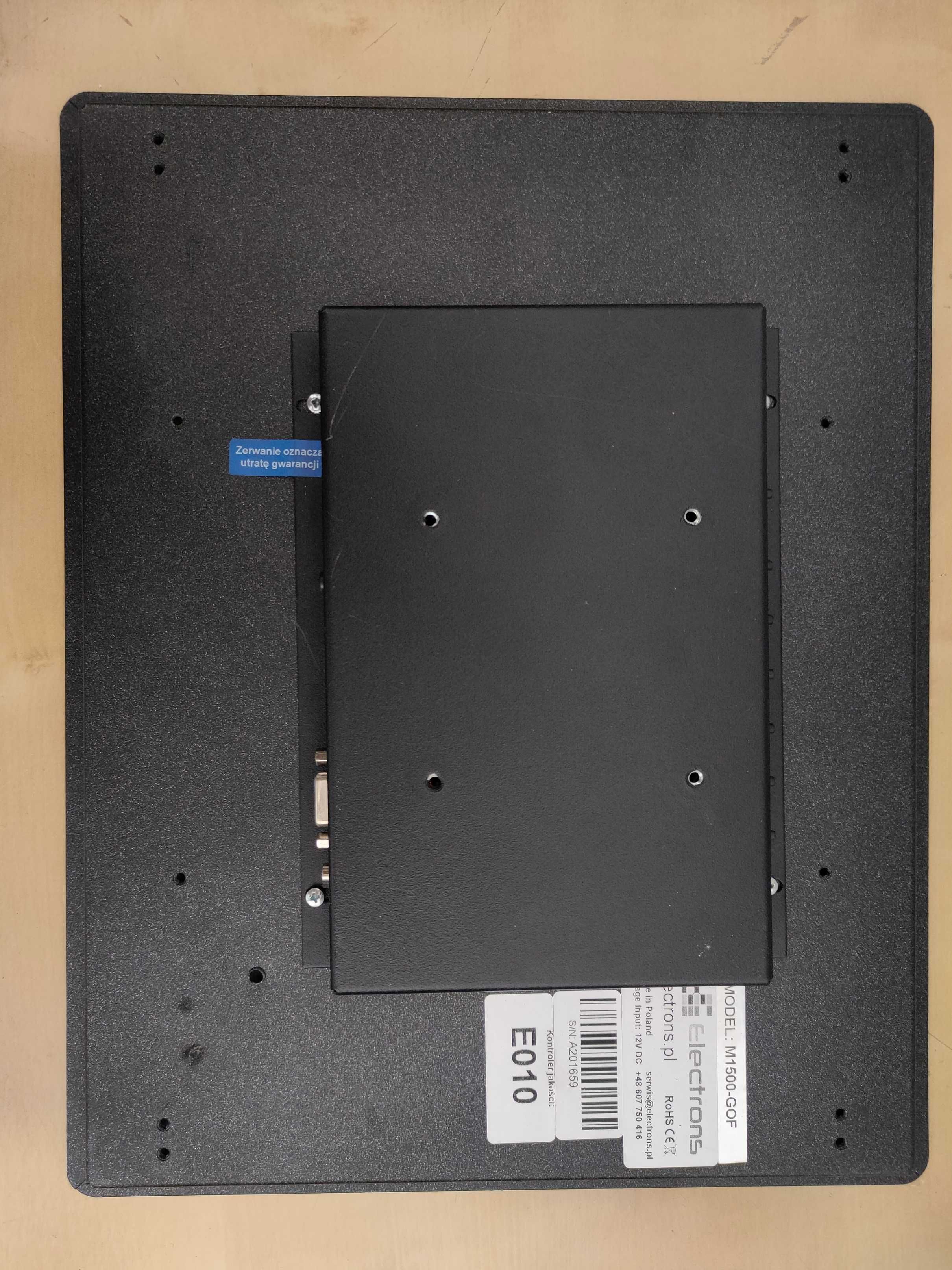 Monitor 15 hdmi/vga szkło hartowane