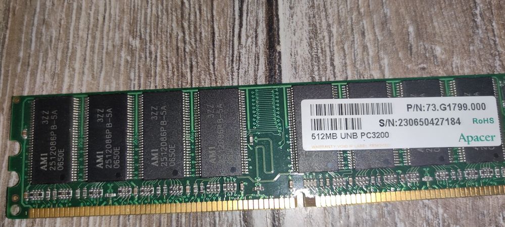 Apacer PC3200 512mb