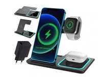Ładowarka Indukcyjna 3W1 iPhone Apple Watch i AirPods 3w1