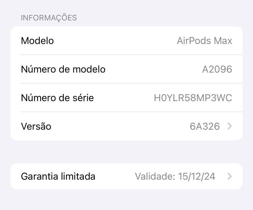 Auscultadores Apple Silver