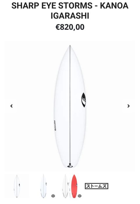 Prancha Sharp Eye Storms - Kanoa Igarashi 6´00"