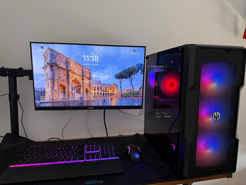 Komputer Gamingowy RTX4070 12GB, Dysk 1TB, 32GB RAM, AMD Ryzen 5 5600X