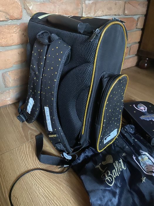 Tornister szkolny + piórnik i worek baletnica