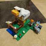 Конструктор Minecraft майнкрафт курятник курник