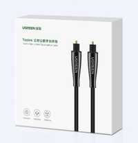 UGREEN AV108 Toslink-Toslink Optical Pro Audio Cable Braided, 1 m