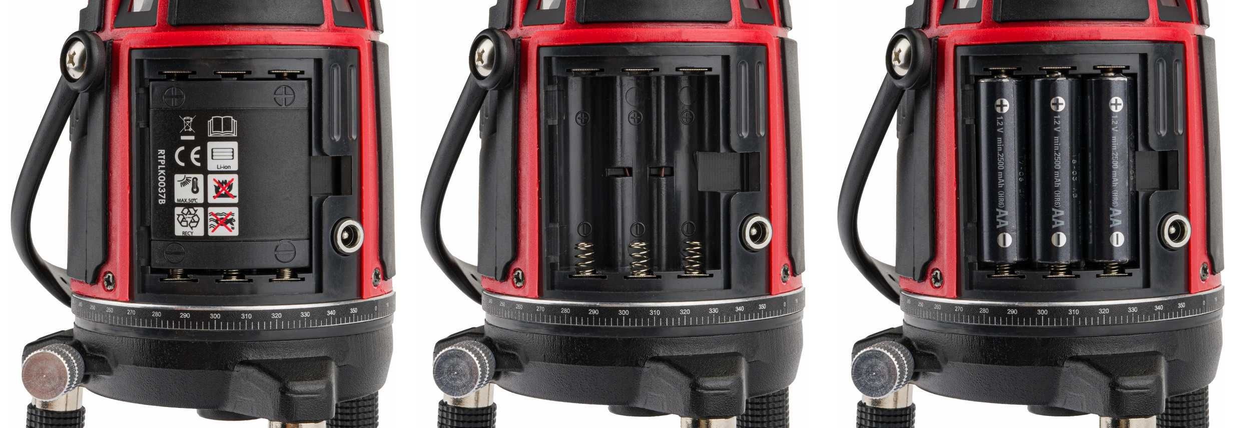 POZIOMICA LASEROWA laser krzyżowy 360 czerwony MOC RTPLK0037