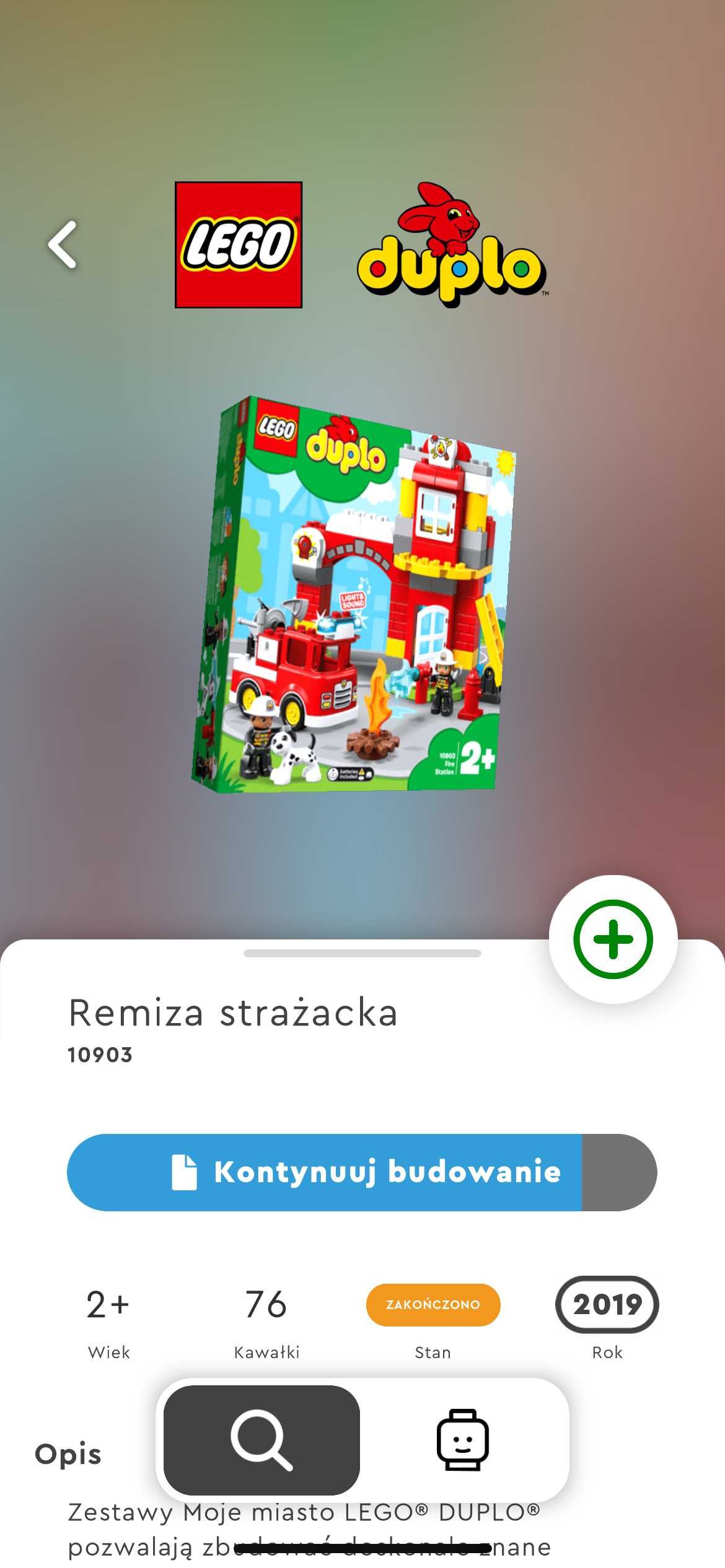 Sprzedam-klocki Lego Duplo „Remiza strażacka”