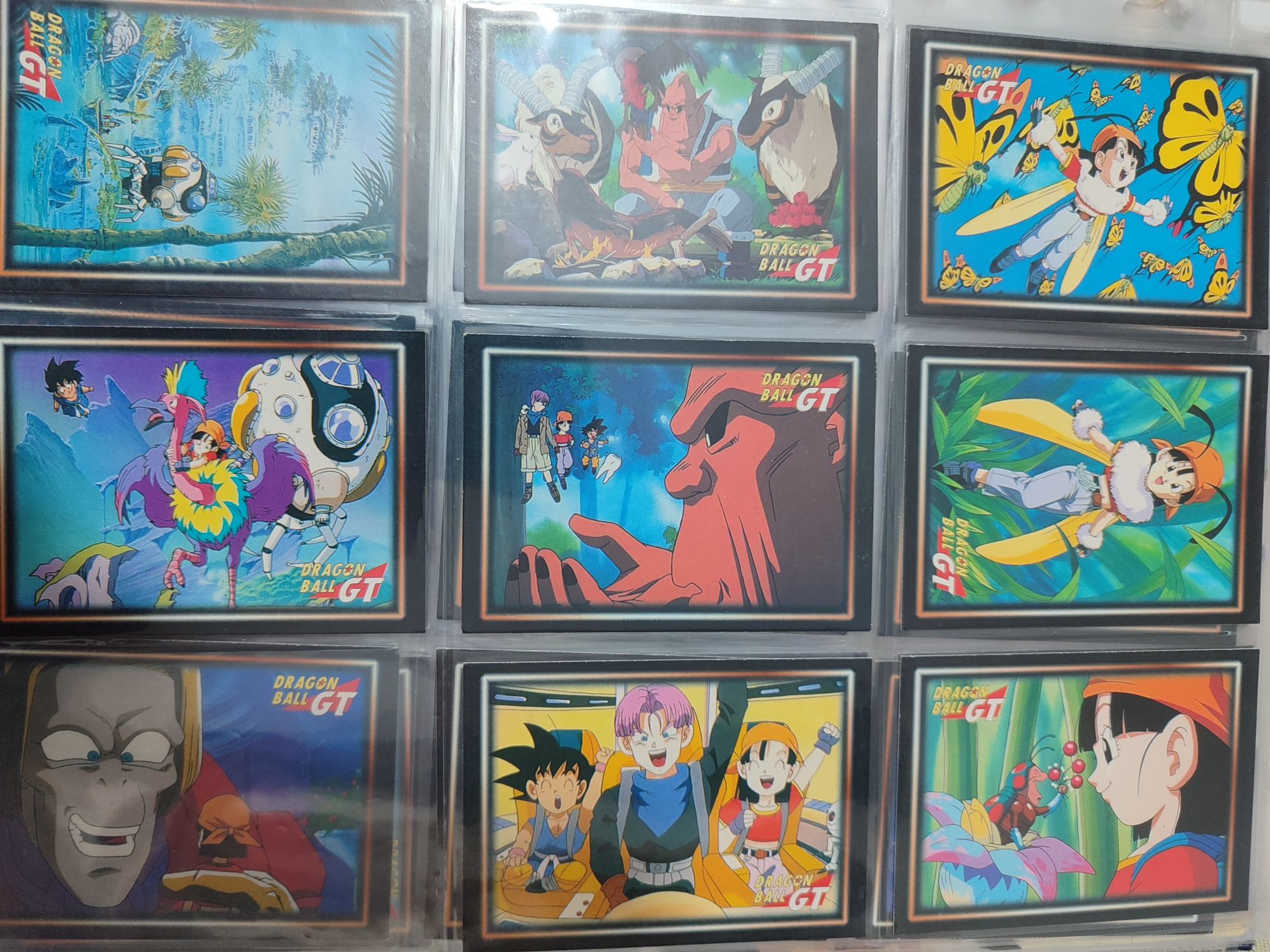 Cartas Dragon ball gt da panini