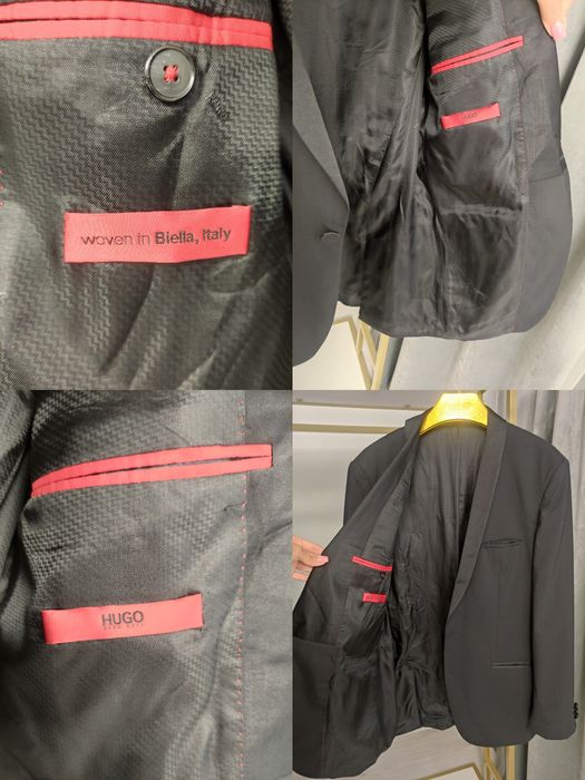 Hugo Boss оригінал Вовняний шерстяний піджак блейзер смокінг ХС-М