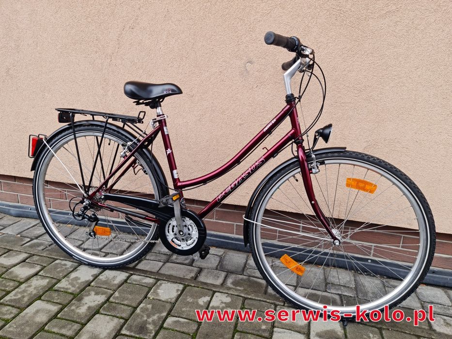 Rower damski damka PEGASUS koła 28 shimano DEORE ALUMINIUM wysyłka