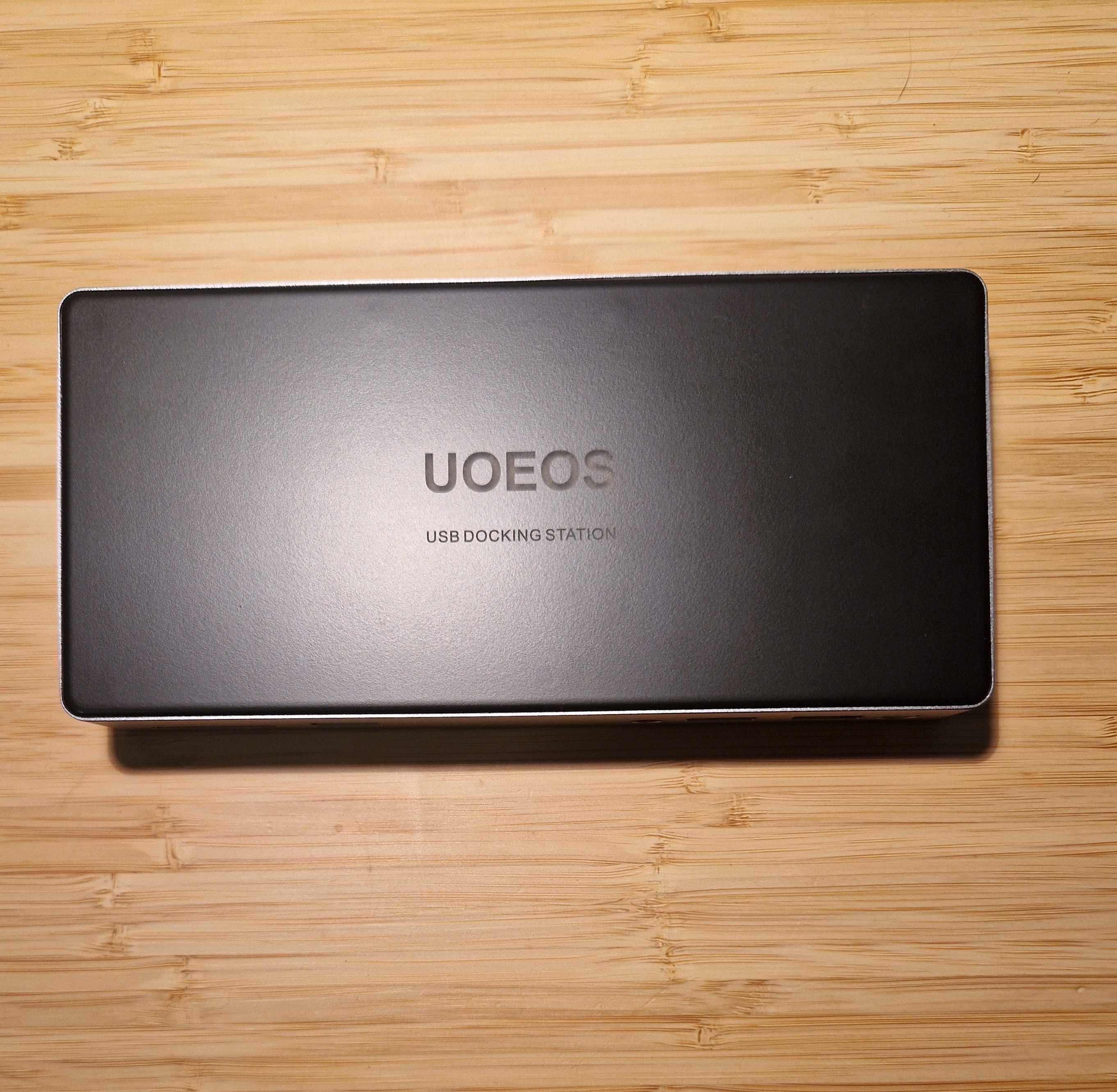 UOEOS Stacja dokująca HDMI DVI Ethernet 5 x USB 3.0 czytnik kart SD TF