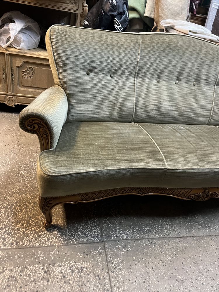 Sofa plus dwa fotele w stylu ludwikowskim