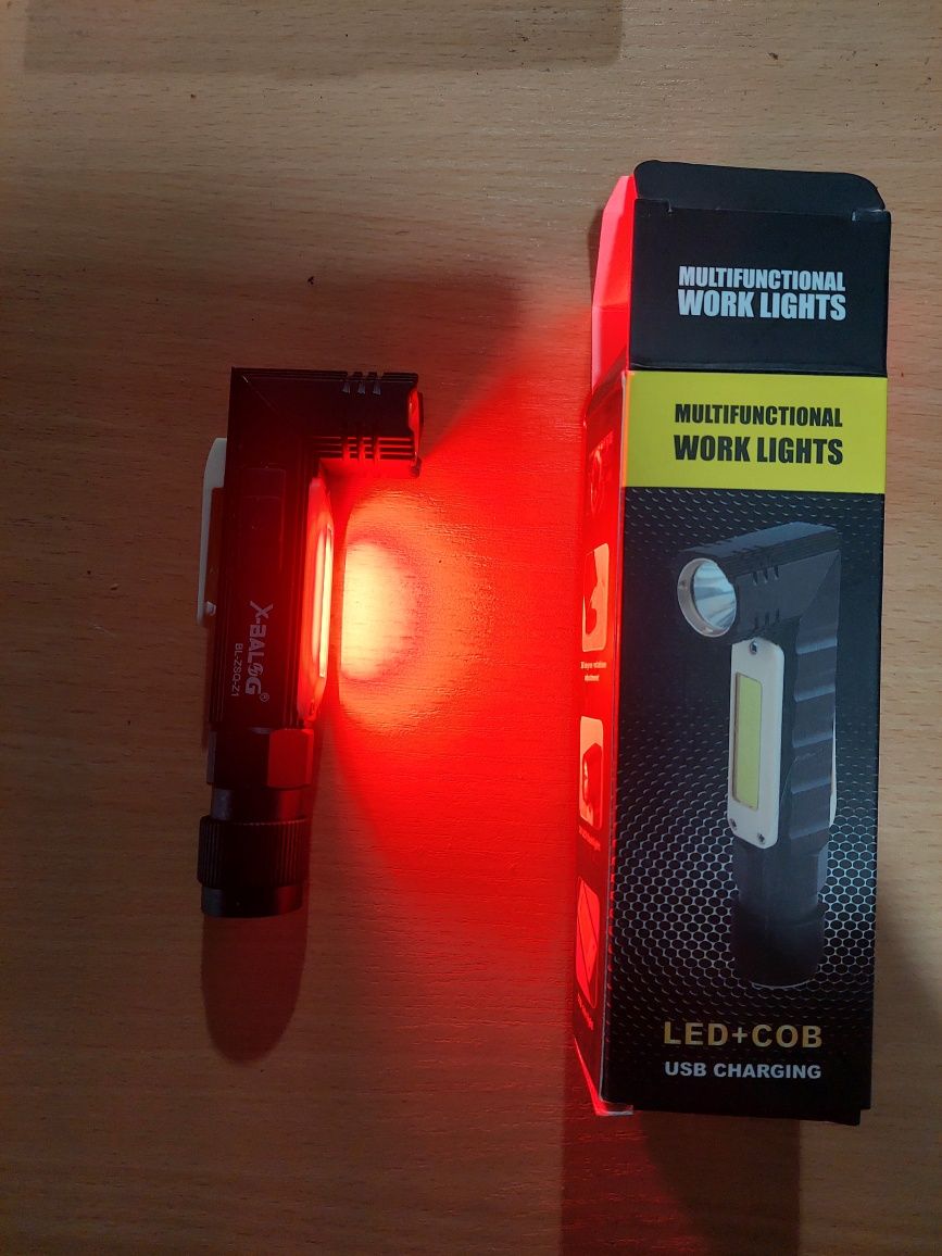 Продам фонарик LED+COB