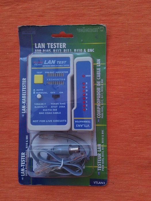 Lan Tester / Testador Cabos de Rede e Cabo Coaxial