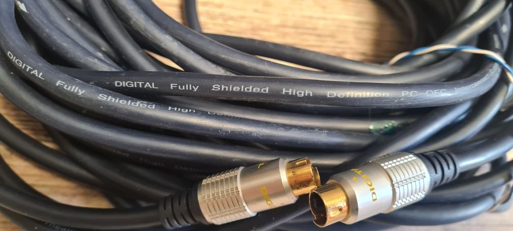 Kabel s video wtyk, s video wtyk 15m