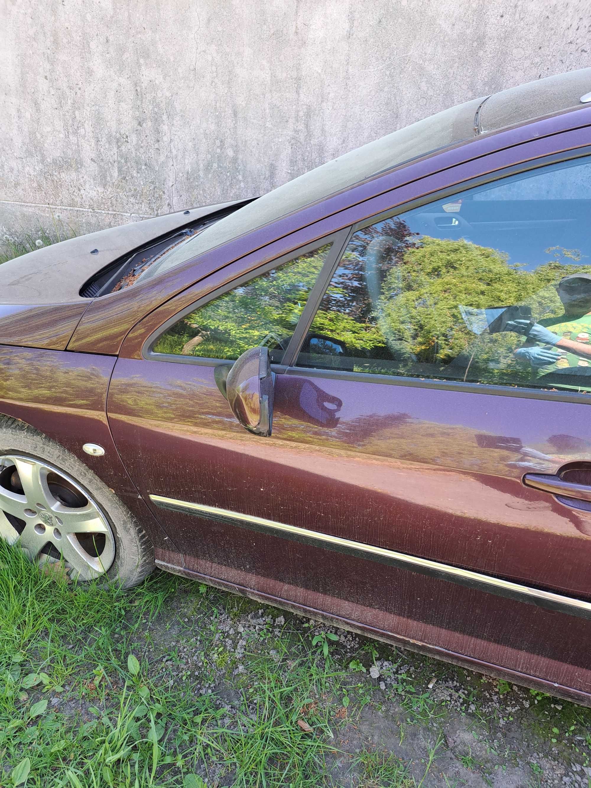 Drzwi lewy przód Peugeot 407 KKCD lewe przednie kierowcy