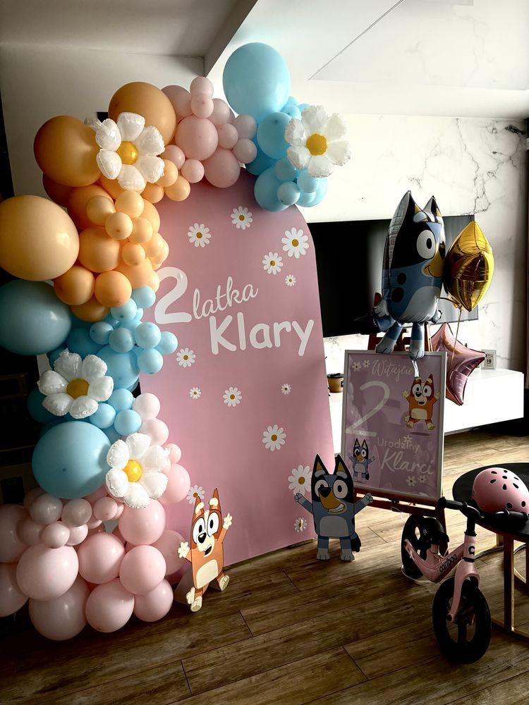 Ścianki balonowe ścianka balonowa balony dekoracja przyjecia komunia
