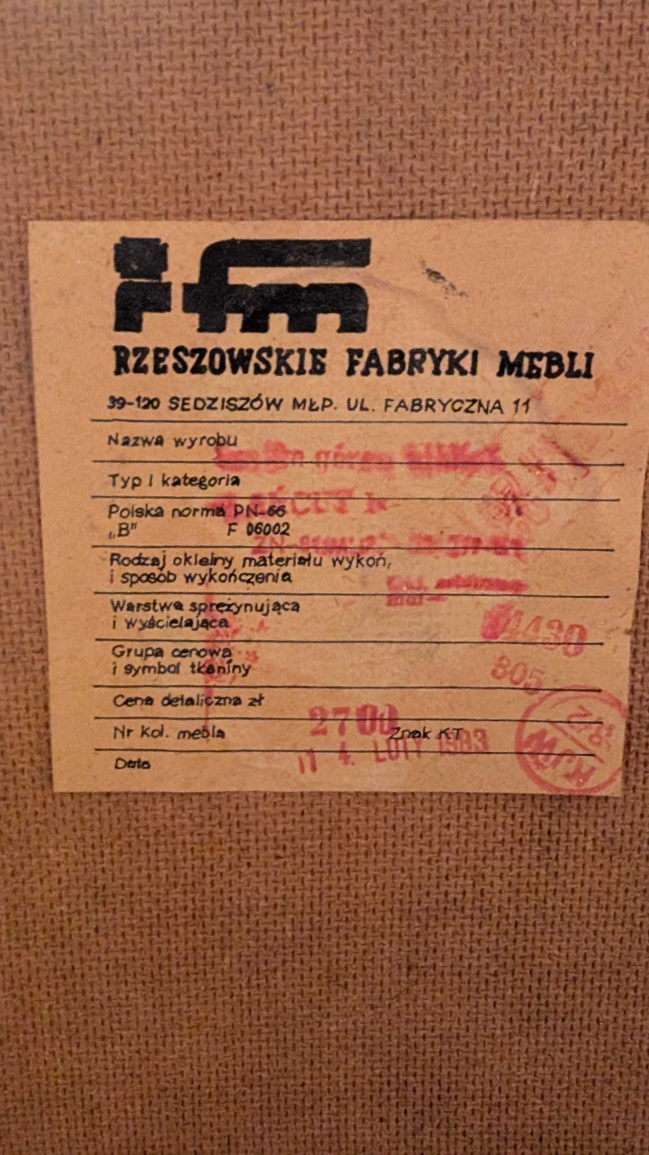 Meblościanka z PRL