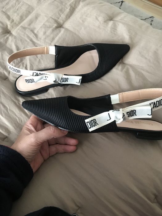 Dior slingback pretos