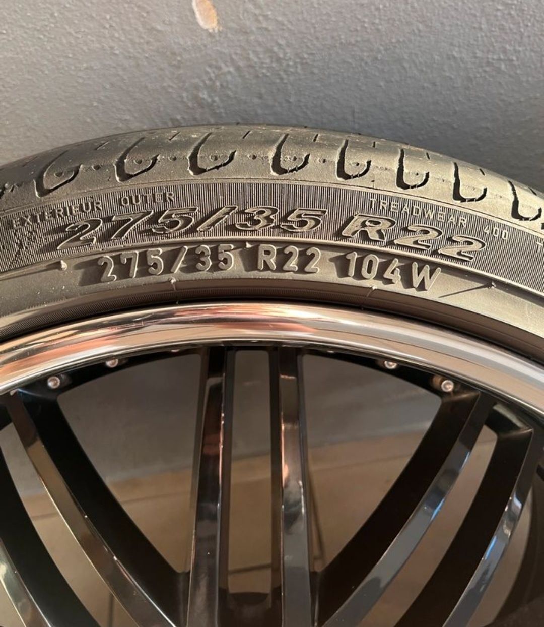 Koła alufelgi GMP Royal GT,na śruby,opony Pirelli letnie275/35 R22