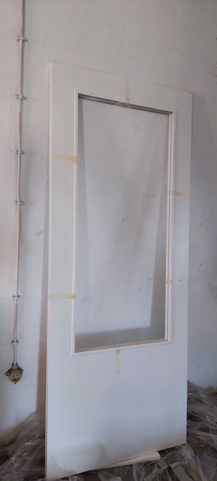 Porta de correr branca