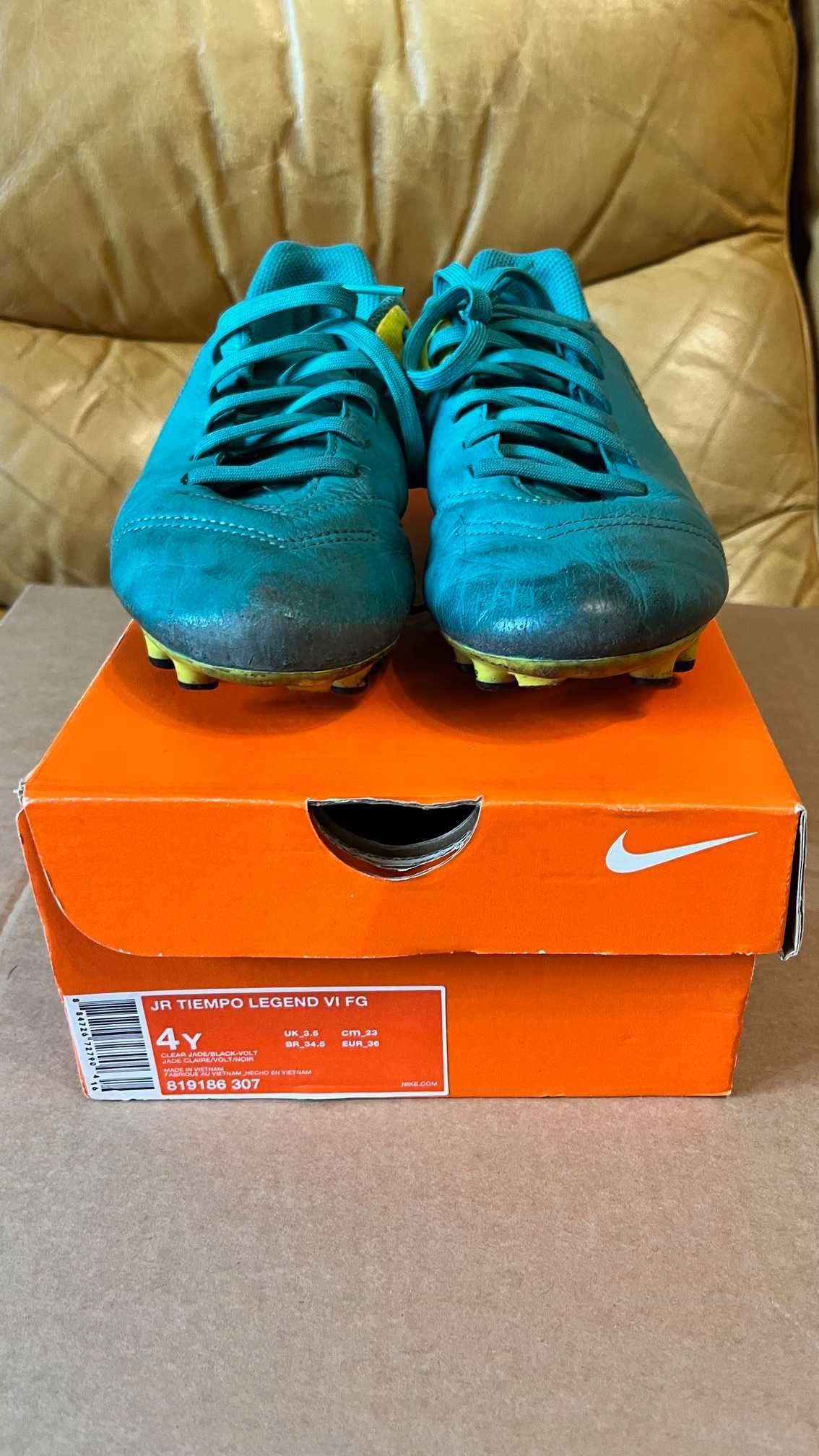 Buty piłkarskie lanki Nike Tiempo Legend VI FG JR rozm.36