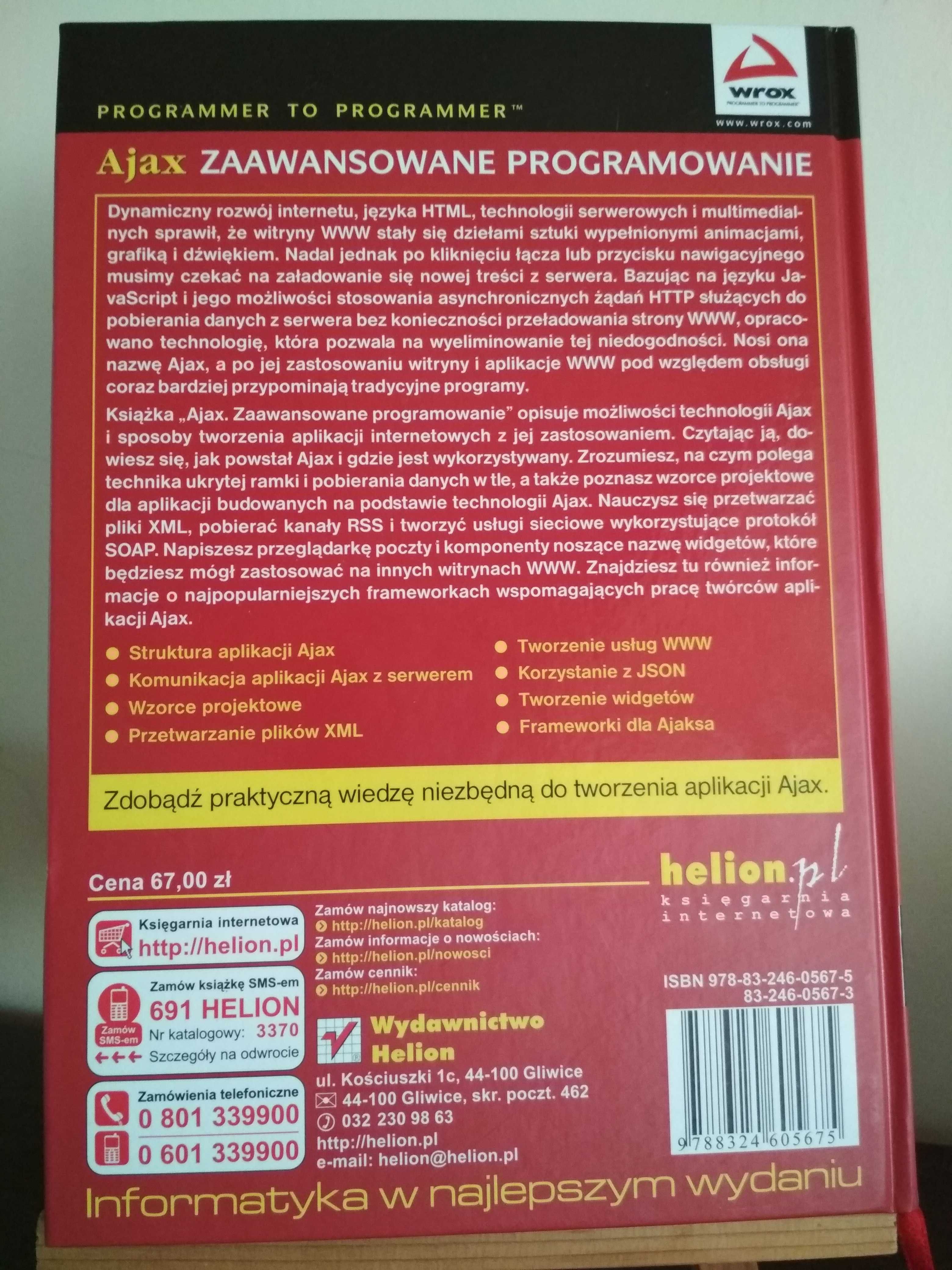 Zakas N.C. McPeak J. Fawcett J. - Ajax Zaawansowane programowanie NOWA
