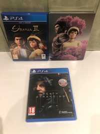 PlayStation Ps 4 Shenmue III SteelBook, Death Stranding! Wymiana!