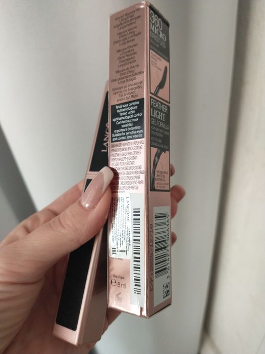 Nowe 3 czarne tusze do rzęs Lancome lash idole 8 ml