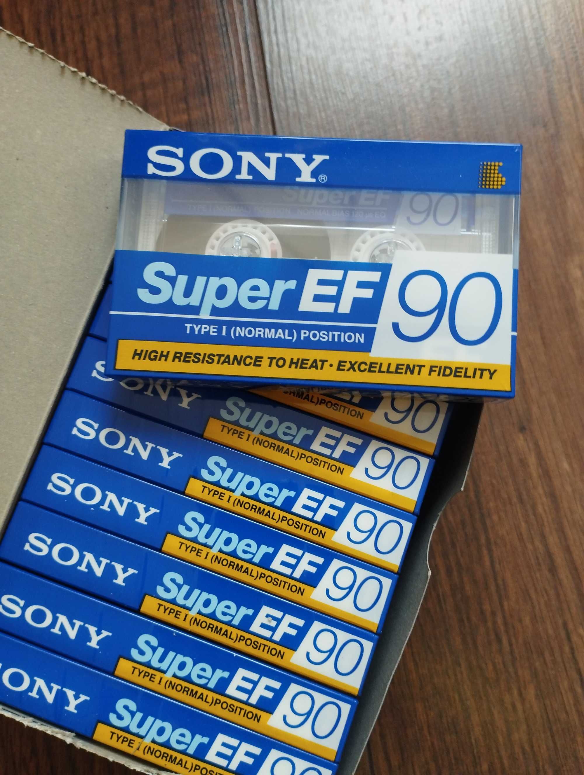 Аудіокасети Sony Super EF 90, HF, EF