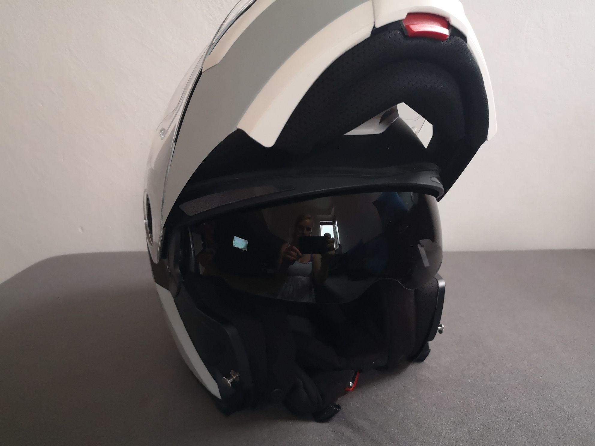 Kask Schuberth E1 XS carbon szczękowy NOWY