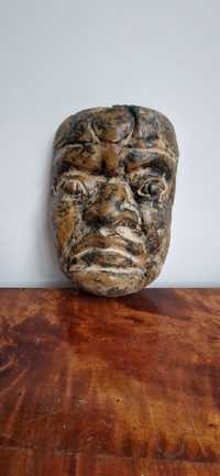 Maska pośmiertna rzeźba ameryka poluddniowa terakota antyk