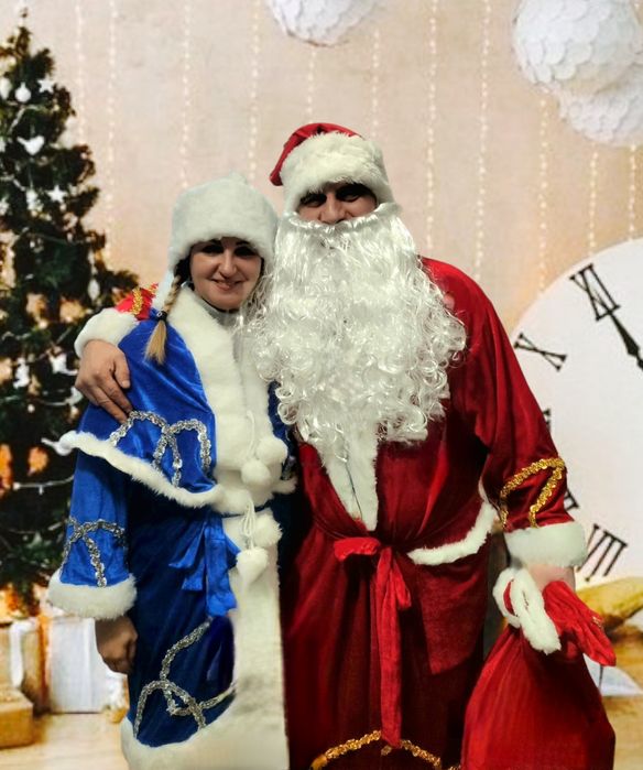 ДЕД МОРОЗ и СНЕГУРОЧКА костюмы Запорожье
