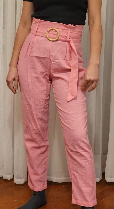 Calça de mulher Cor Rosa