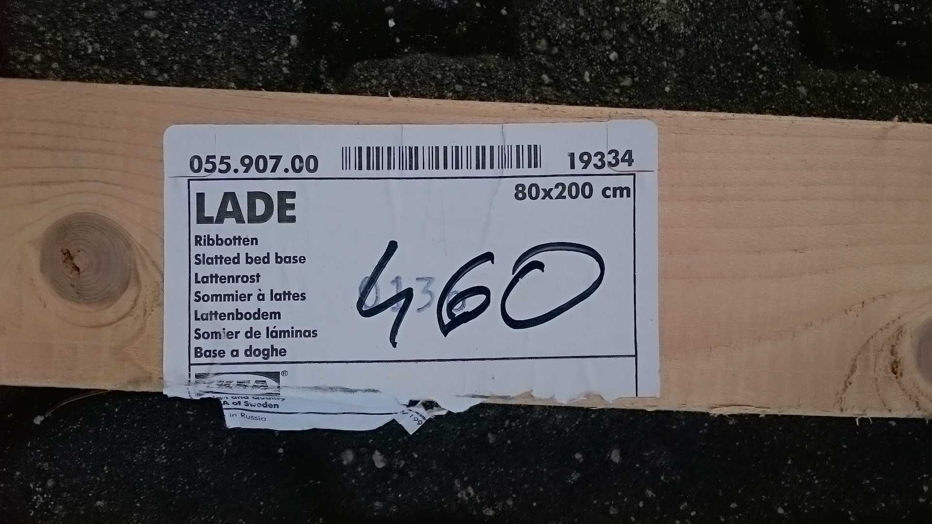 Łóżko drewniane lekkie 80x180cm białe Ikea stabilne dodat wzmocnione