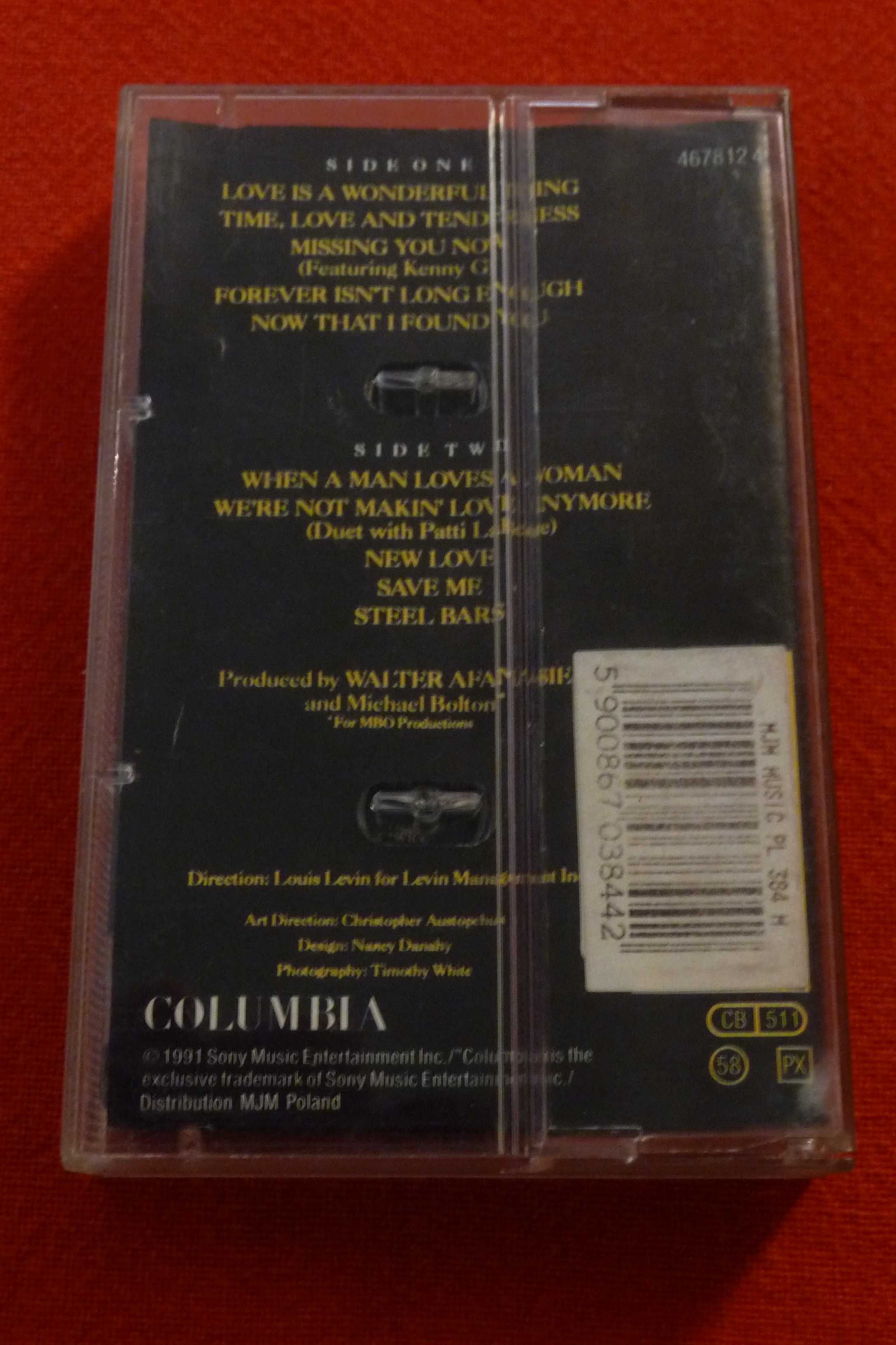 MICHAEL BOLTON - Time Love & Tenderness - kaseta magnetofonowa