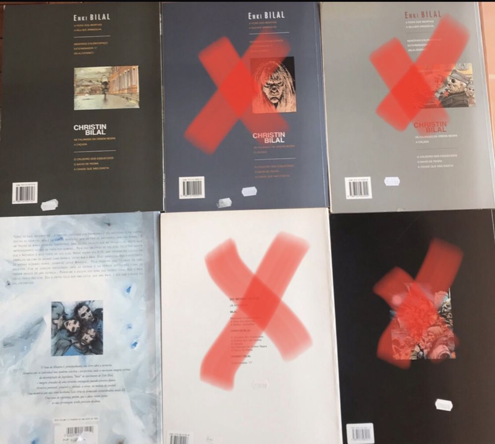Livros BD Enki Bilal