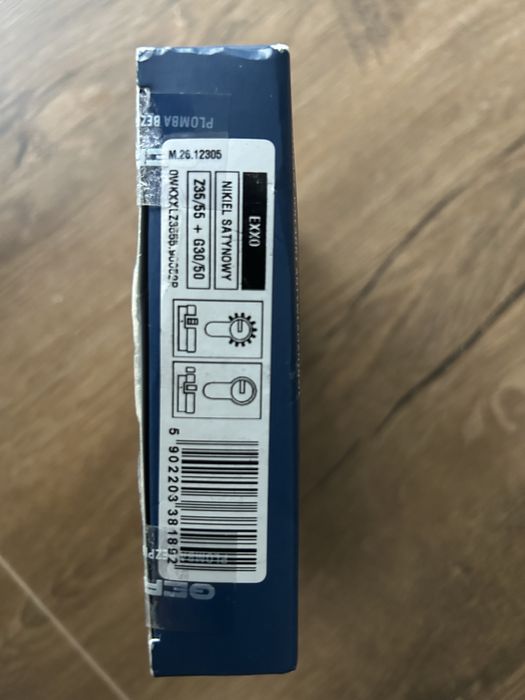 Zestaw wkładek do zamka EXXO G50 x 30 + Z35 x 55 Gerda