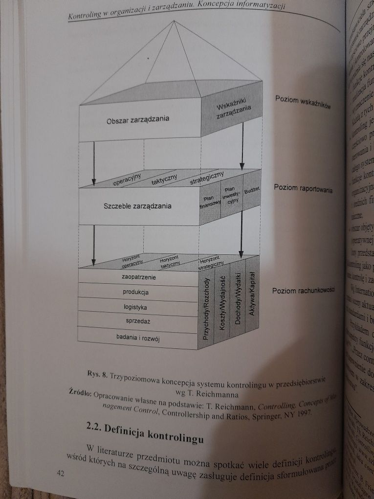 Kontroling w organizacji i zarządzaniu koncep.informatyzacji