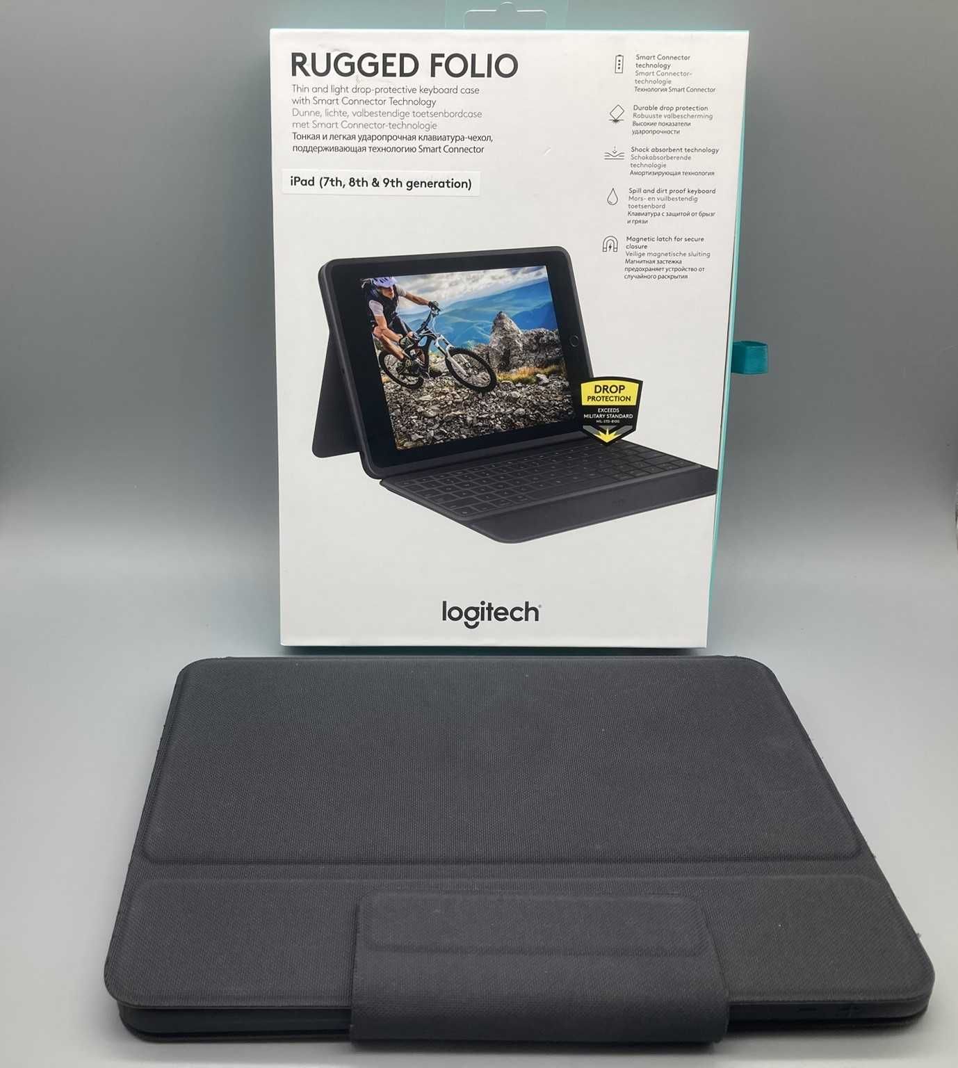 Чохол-клавіатура Logitech Rugged Folio – Захист і зручність для iPad!