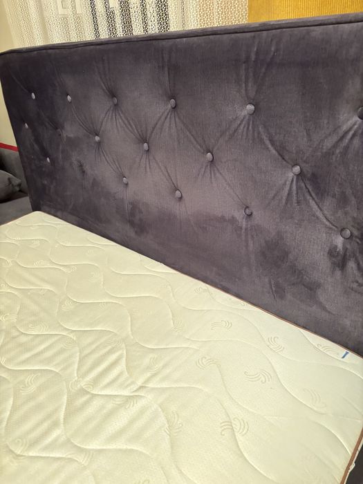 Łóżko pikowane GRANDA 140x200 BRW