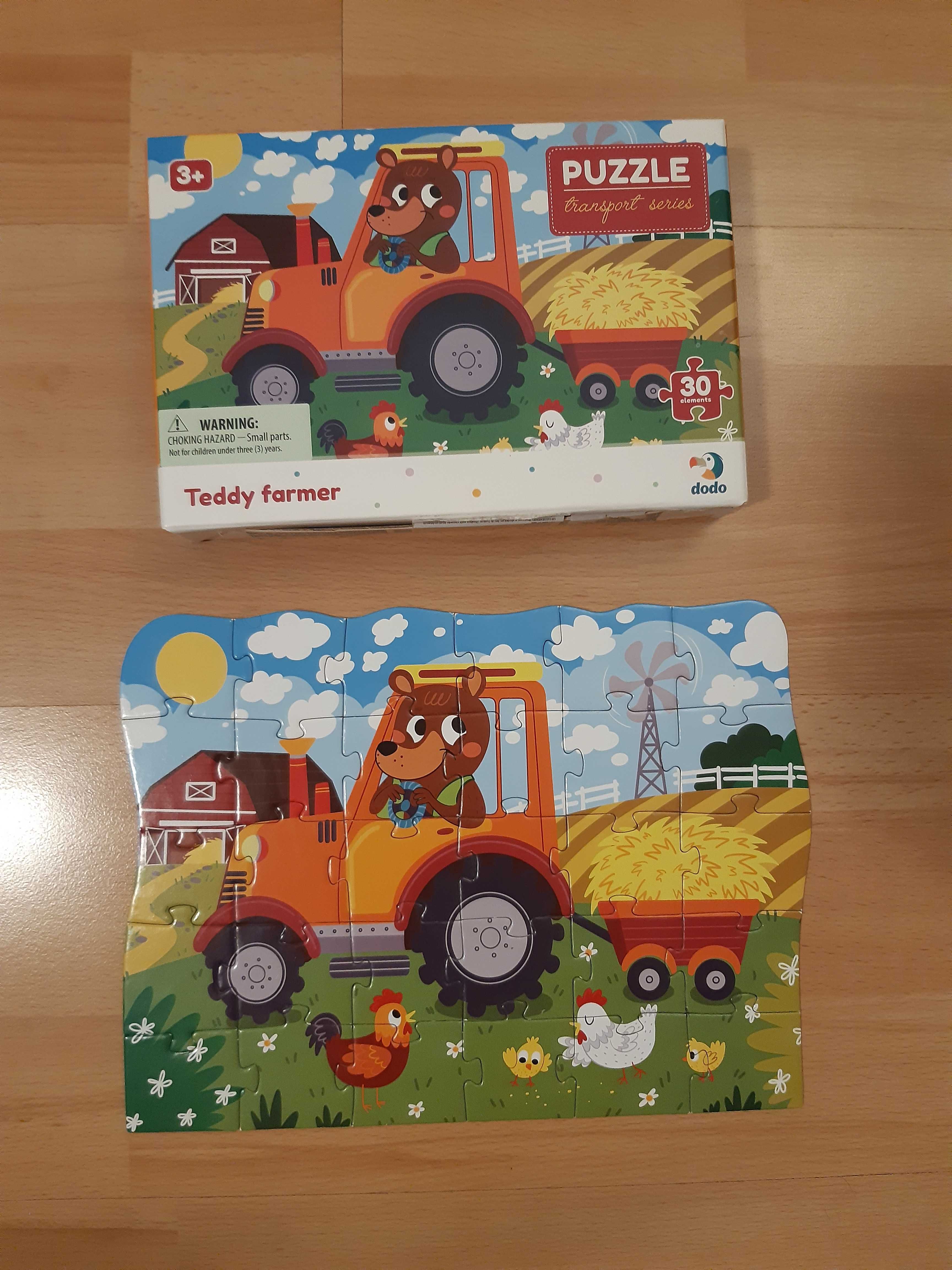 Puzzle miś farmer