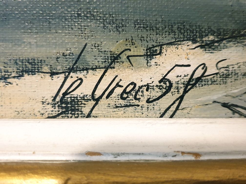 Le Grec '58 - Pintura em óleo sobre tela - barcos