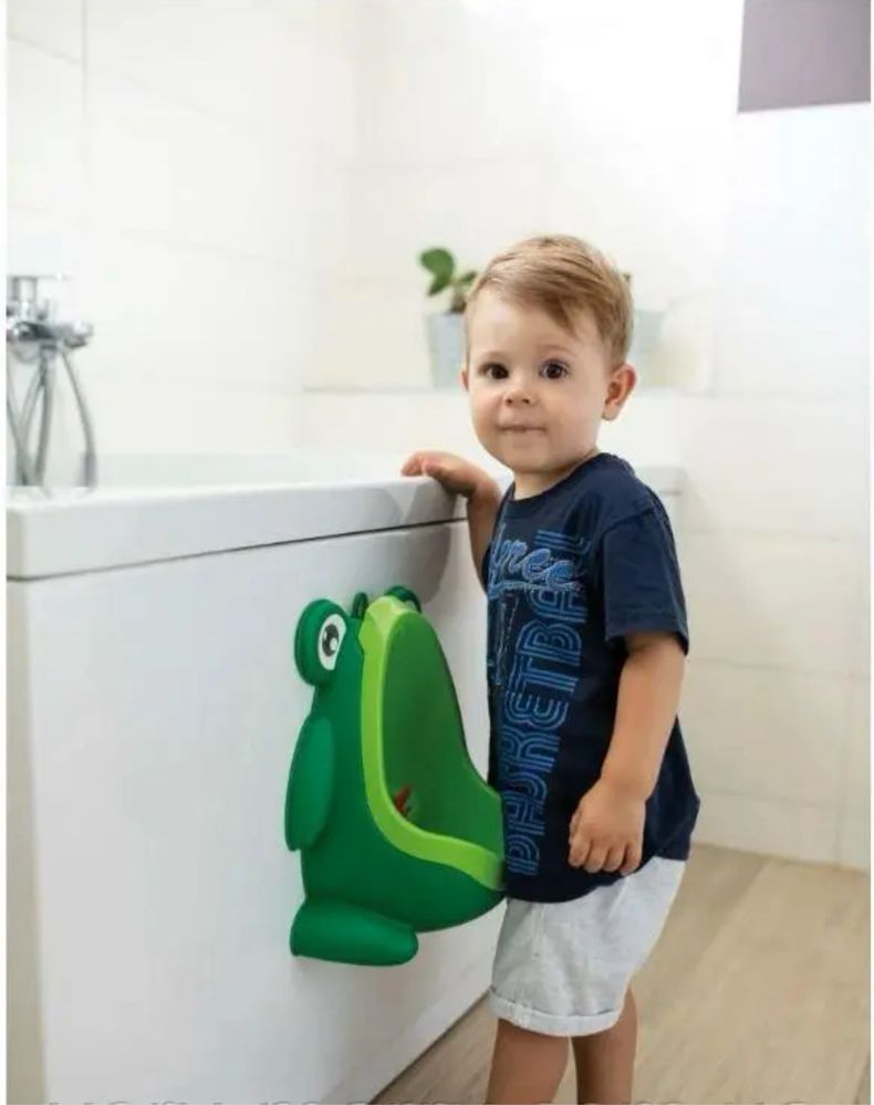 Горщик дитячий для хлопчика FreeON Happy Frog Green Пісюар для хлопчик