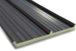 Chapas cubertura em sanduíche e PVC