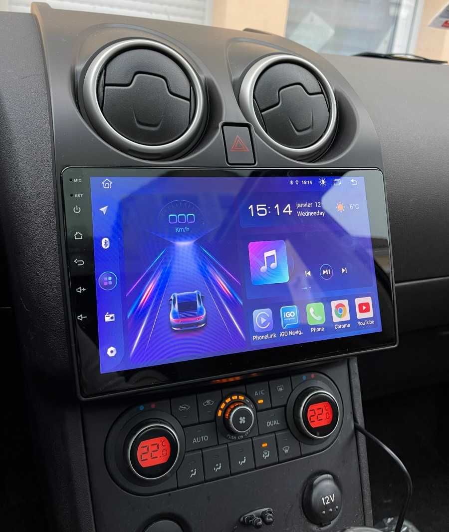 Radio 2din Android Qashqai J10 4GB Nawigacja, Bluetooth, DSP, Raty